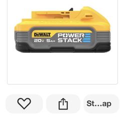 DeWalt Power Stack Battery 20v 5AH