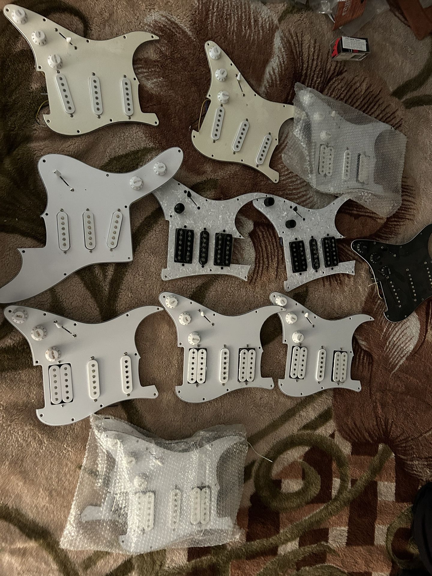 Lot Of Loaded Pickguards 
