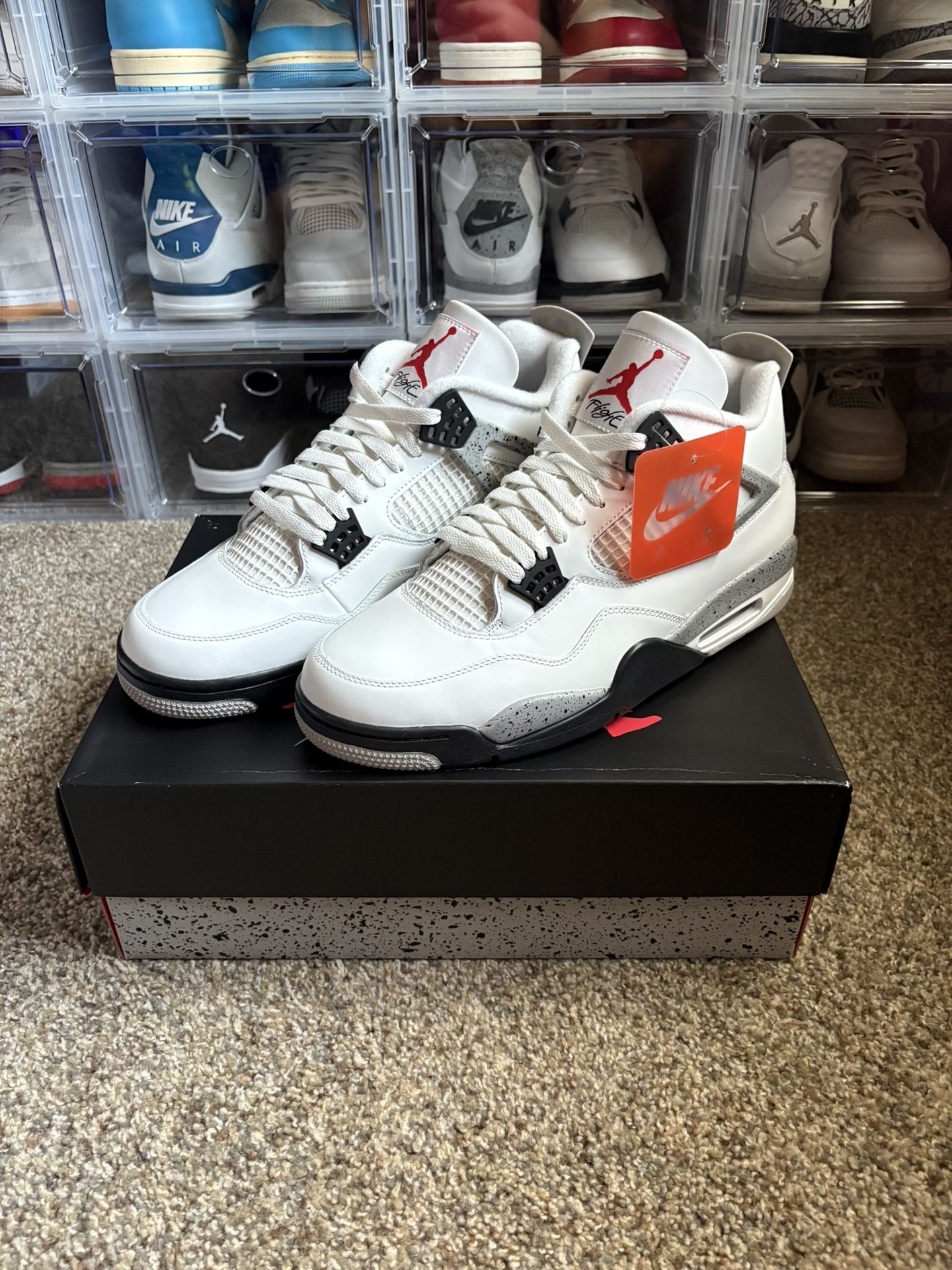 Jordan 4 White Cement Size 12