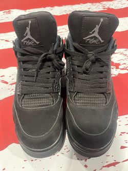 SIZE 12Air Jordan 4 Retro Black Cat Sneakers