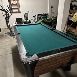 Vintage Pool Table 
