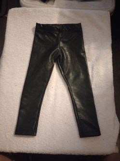 Black Faux Leather Leggings
