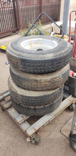 RV/Motor Home Rims and Tires 7.50 X R16 LT