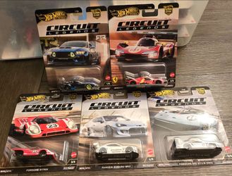 Hot Wheels Lot of 5 Premium Circuit Legends Car Culture Series