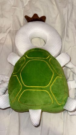 Toddler Baby Head Protection Cushion Backpack Wear ,Green Turtle