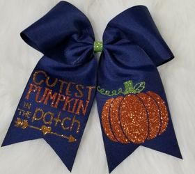 So sparkly! 💖🎃 Halloween Hair Bows!
