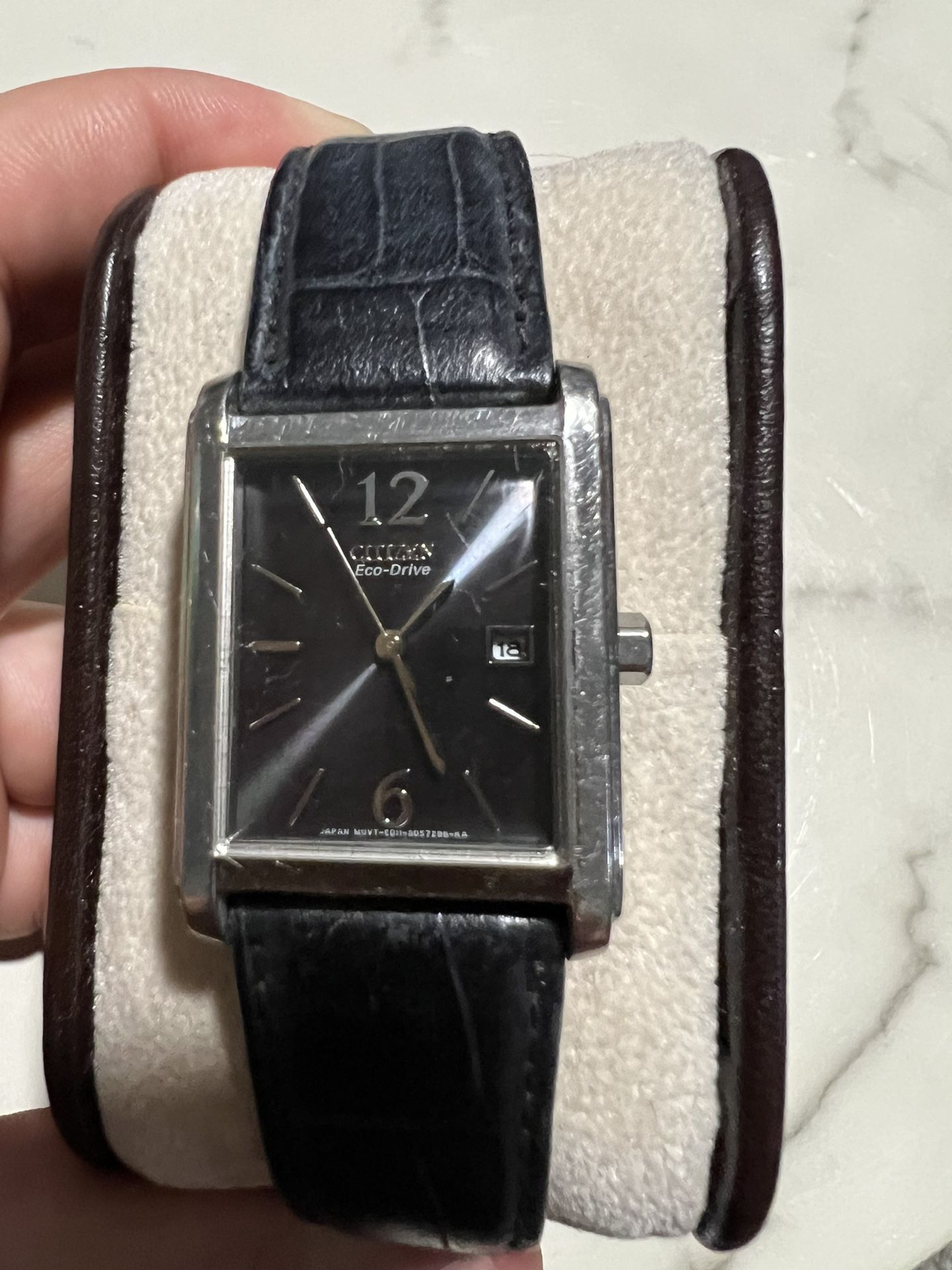 Citizen Eco-Drive Square Black Watch