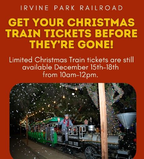 Irvine Park Railroad Christmas Train