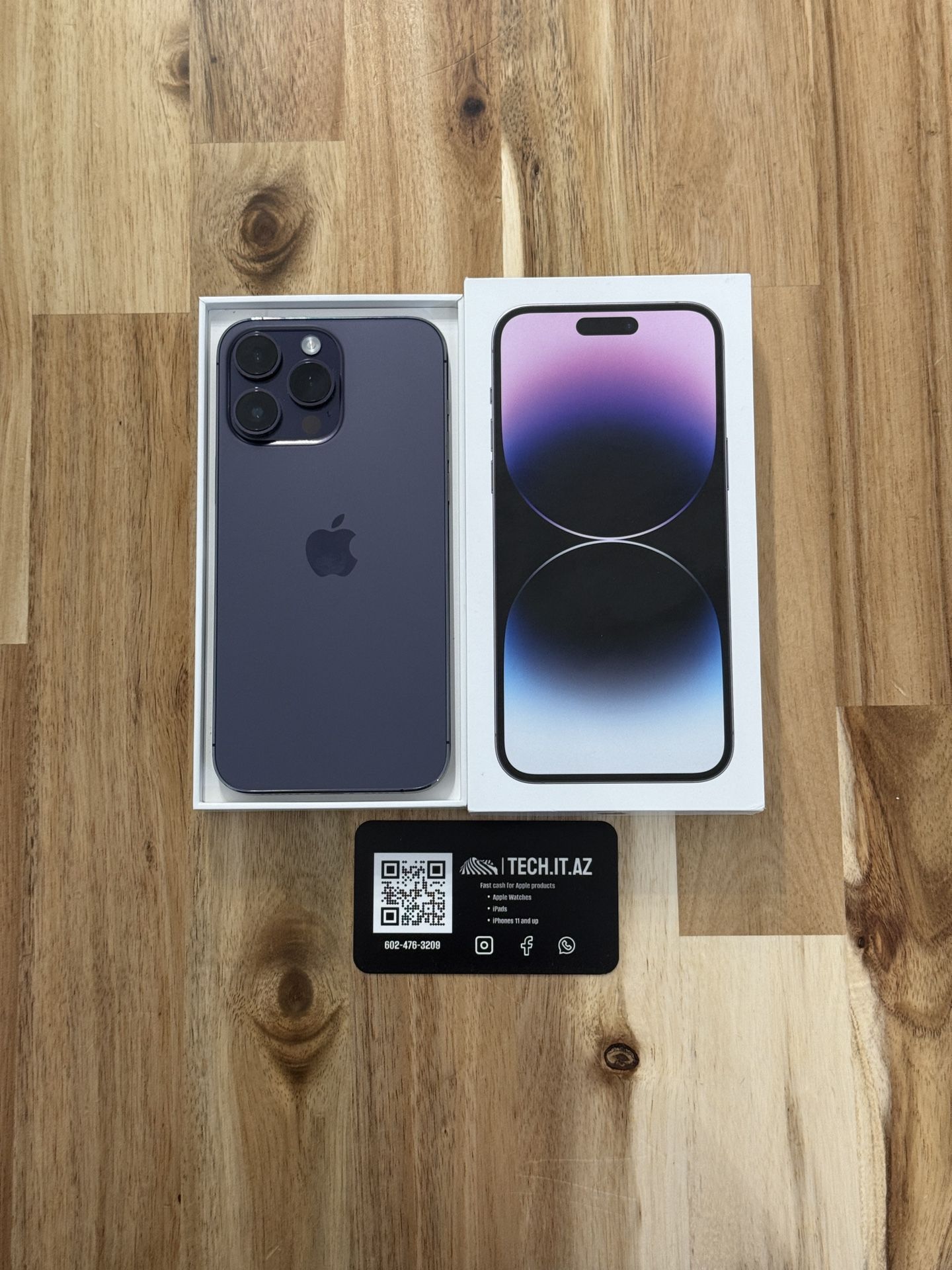 📱 iPhone 14 Pro Max | 256GB | Deep Purple | (Any Carrier)