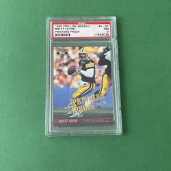 1995 Brett Favre Pro Line Series II Printer’s Proof #11-37 PSA NM 7