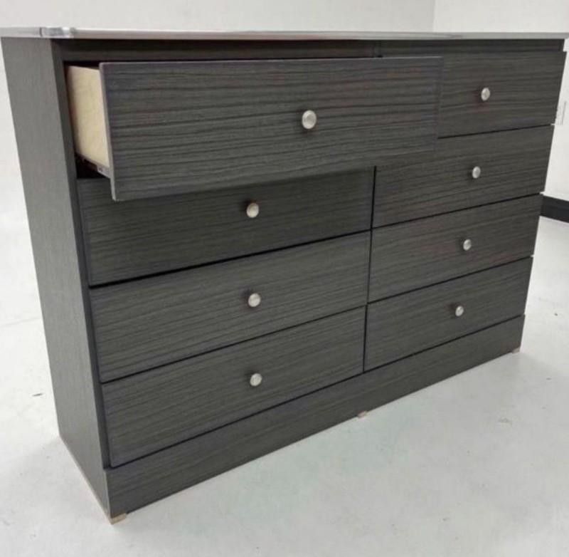 New Grey 8 Drawer Dresser 