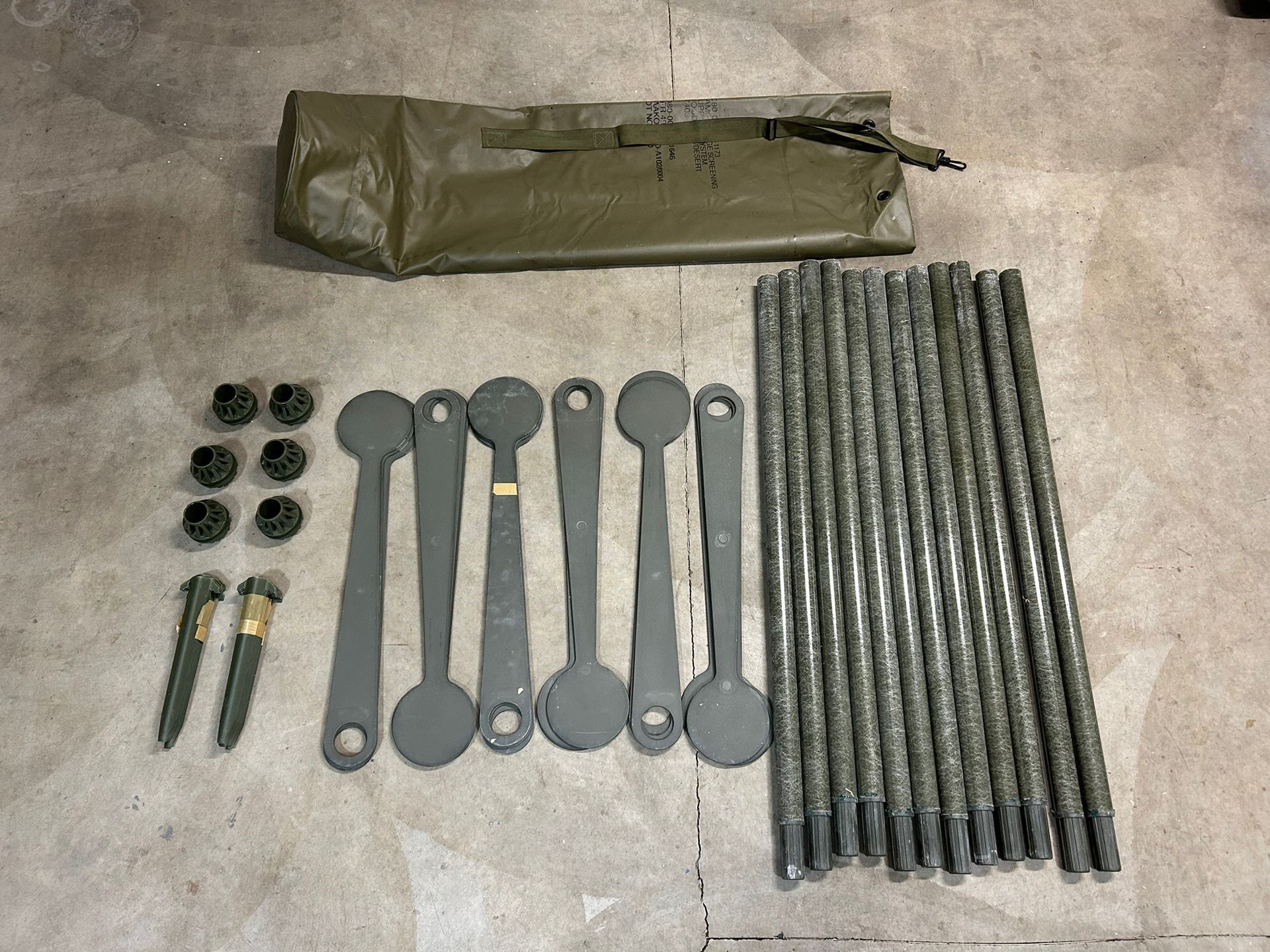 Camo Netting Support System - US Mil Issue - Like New