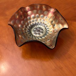 Vintage Carnival Glass Bowl