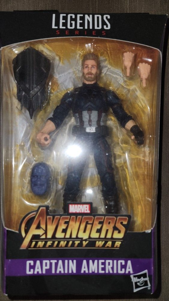 Marvel Legends Avengers Infinity War Captain America Thanos Baf 