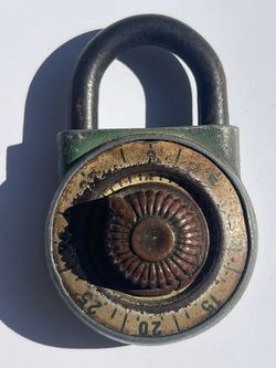 Vintage Combination Lock 