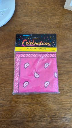 New Unique Celebration Pink Bandana Costume