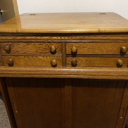 Antique Spool Cabinet