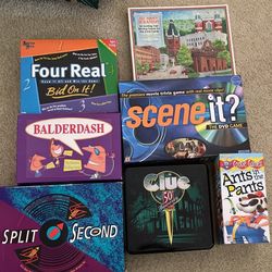 Lot Of 7 Board Games