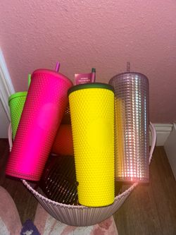 ✨ 20 New Starbucks Studded Tumblers - Mixed Colors - Bundle Deal✨