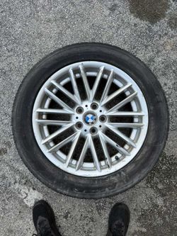 1 spare rim 18 bmw 5 lugs 120 mm