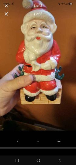 Vintage Santa Decanter and mini cups
