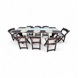 Chairs And Farm tables
