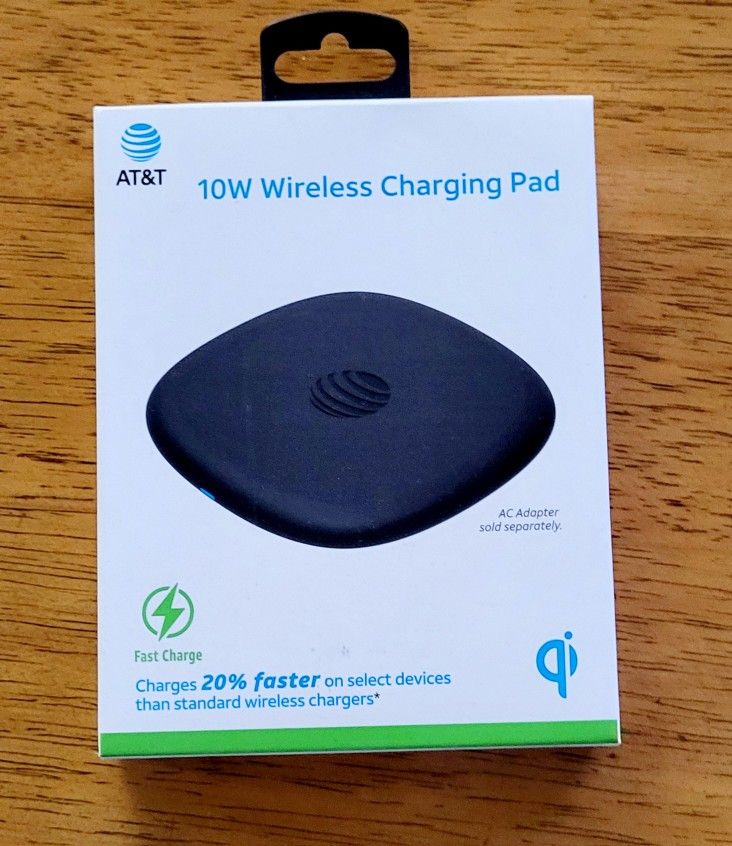 AT&T Wireless Charging Pad _ Brand New in Box _ 10-Watt