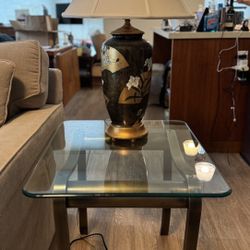 Matching glass end tables