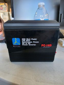 Power-To-Go brand PC-140 model DC-to-AC power inverter