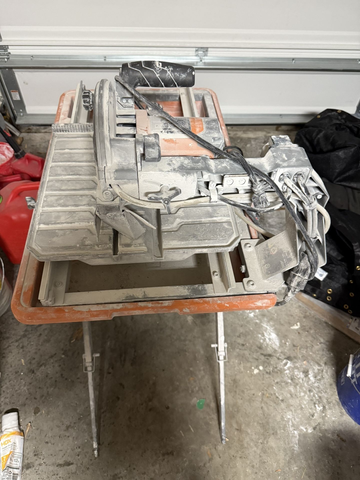 9-Amp 7 in. Blade Corded Wet Tile Saw with Stand by RIDGID