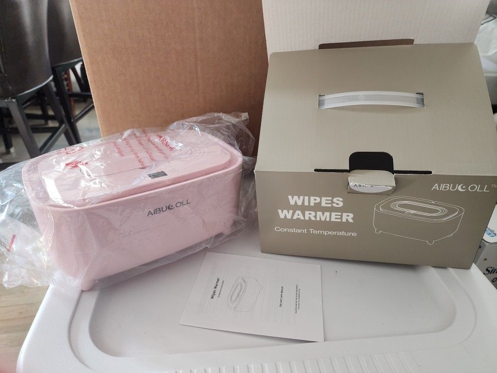 New AIBOULL Baby Wipes Warmer - Pink