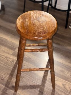 Wooden stool