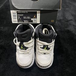 Jordan Spizike White/Volt-Black