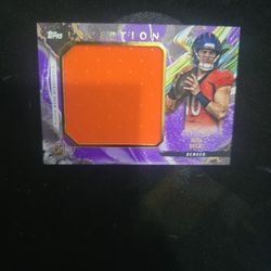 Bo Nix Patch Card