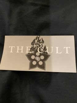 The Cult Beyond Good and Evil promo sticker