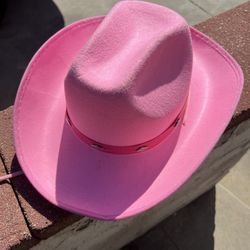 Pink Western Hat