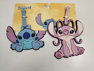 Disney Stitch & Angel Luggage Tag 2-Piece Set