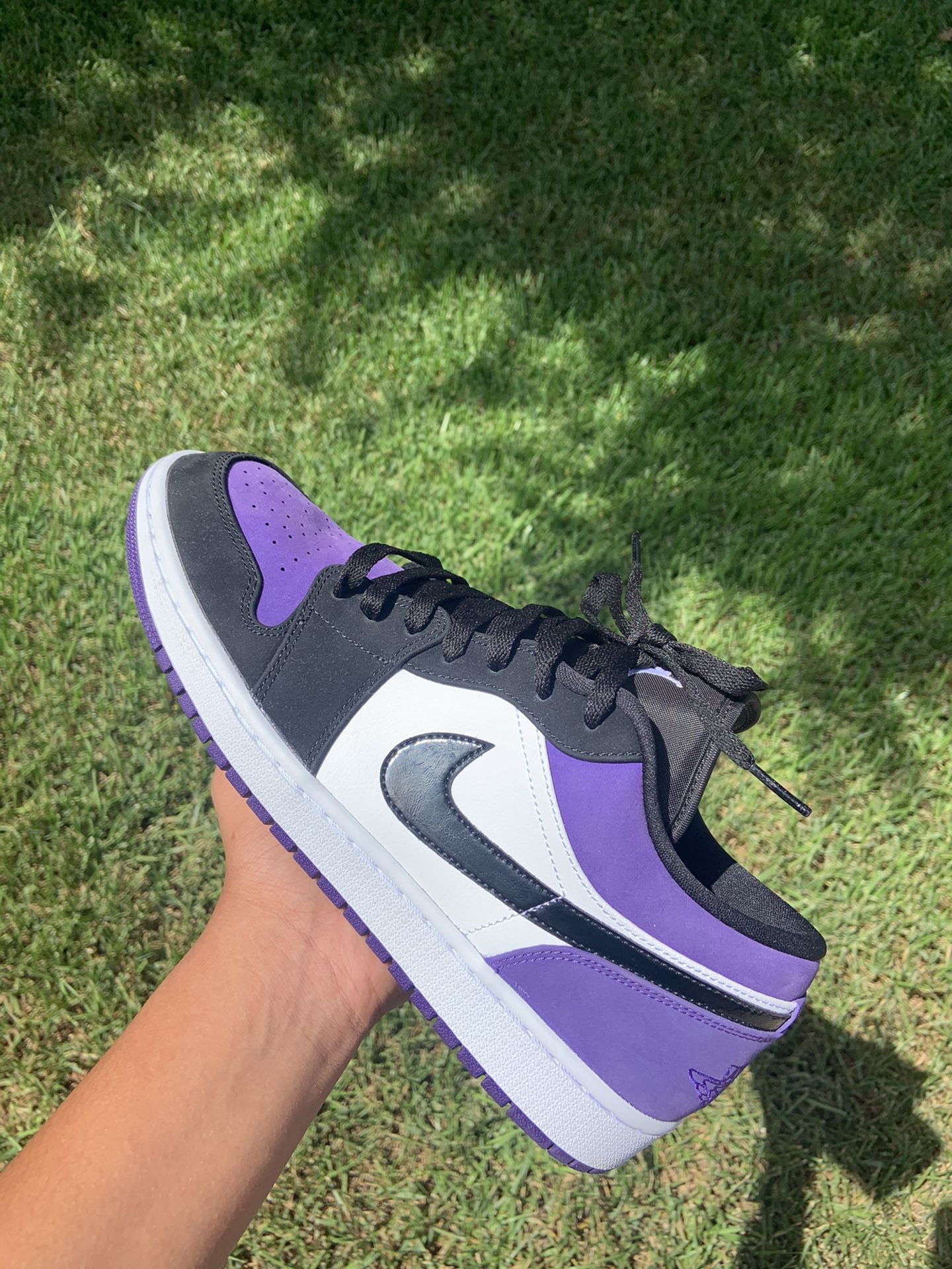 air Jordan 1 low court purple