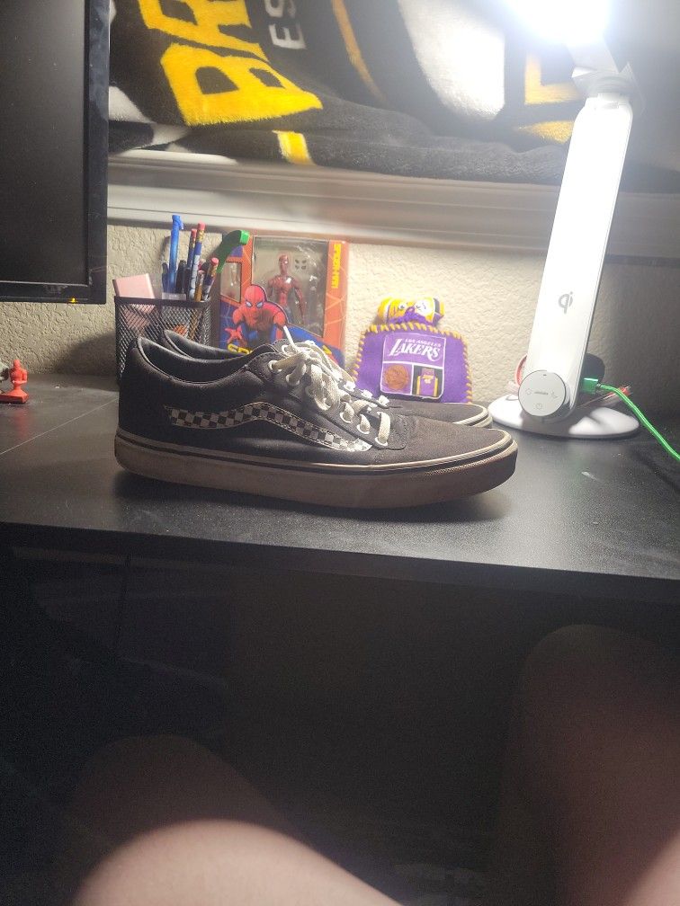 Size 10.5 Checkered Vans