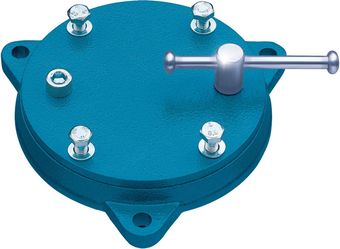 HEUER Rotary Table 120 Brockhaus Drehteller Blue
