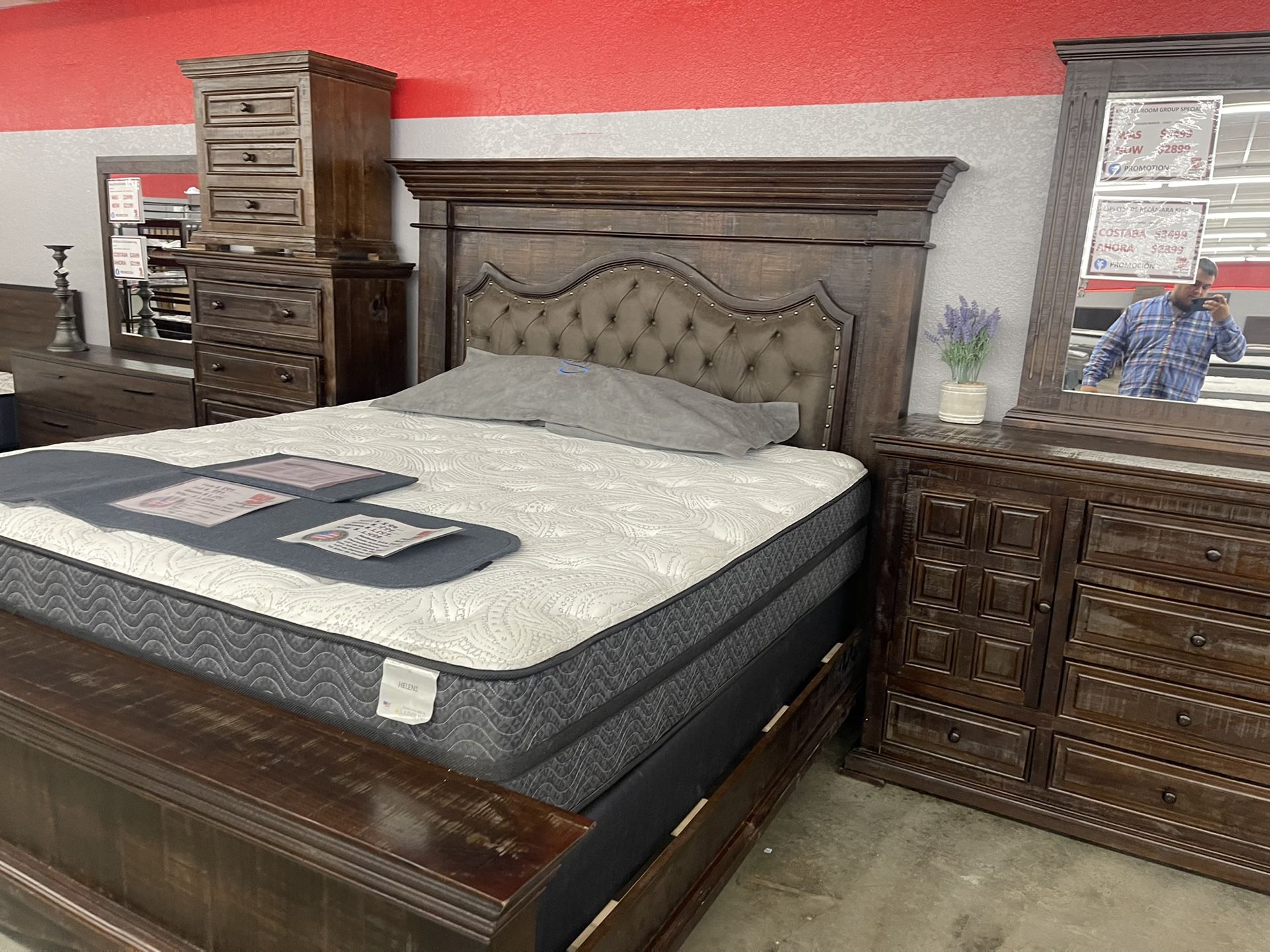 Brand New King Bedroom Group Available Now!