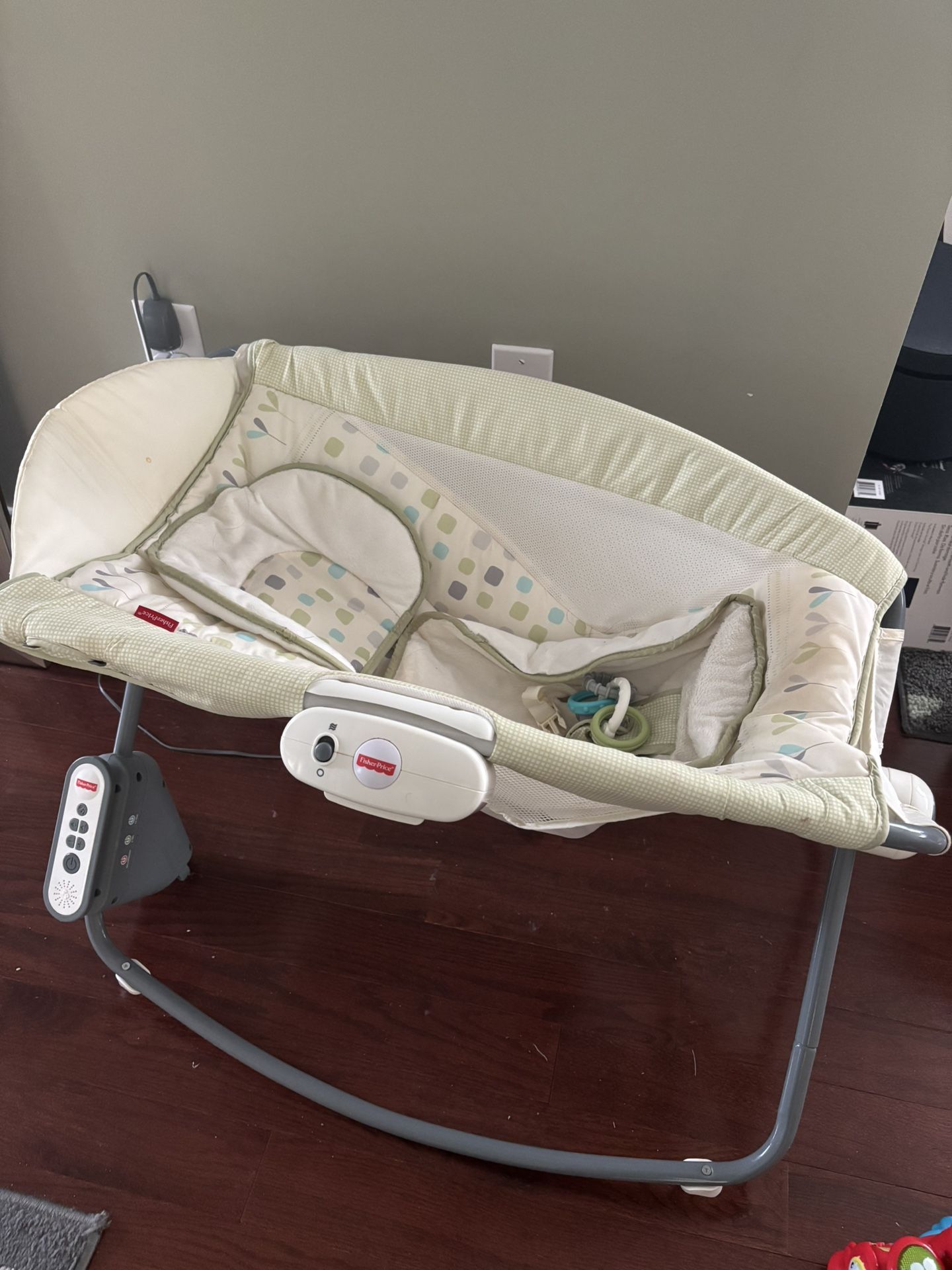 Fisher Price Baby Sleep On Rocker Swing