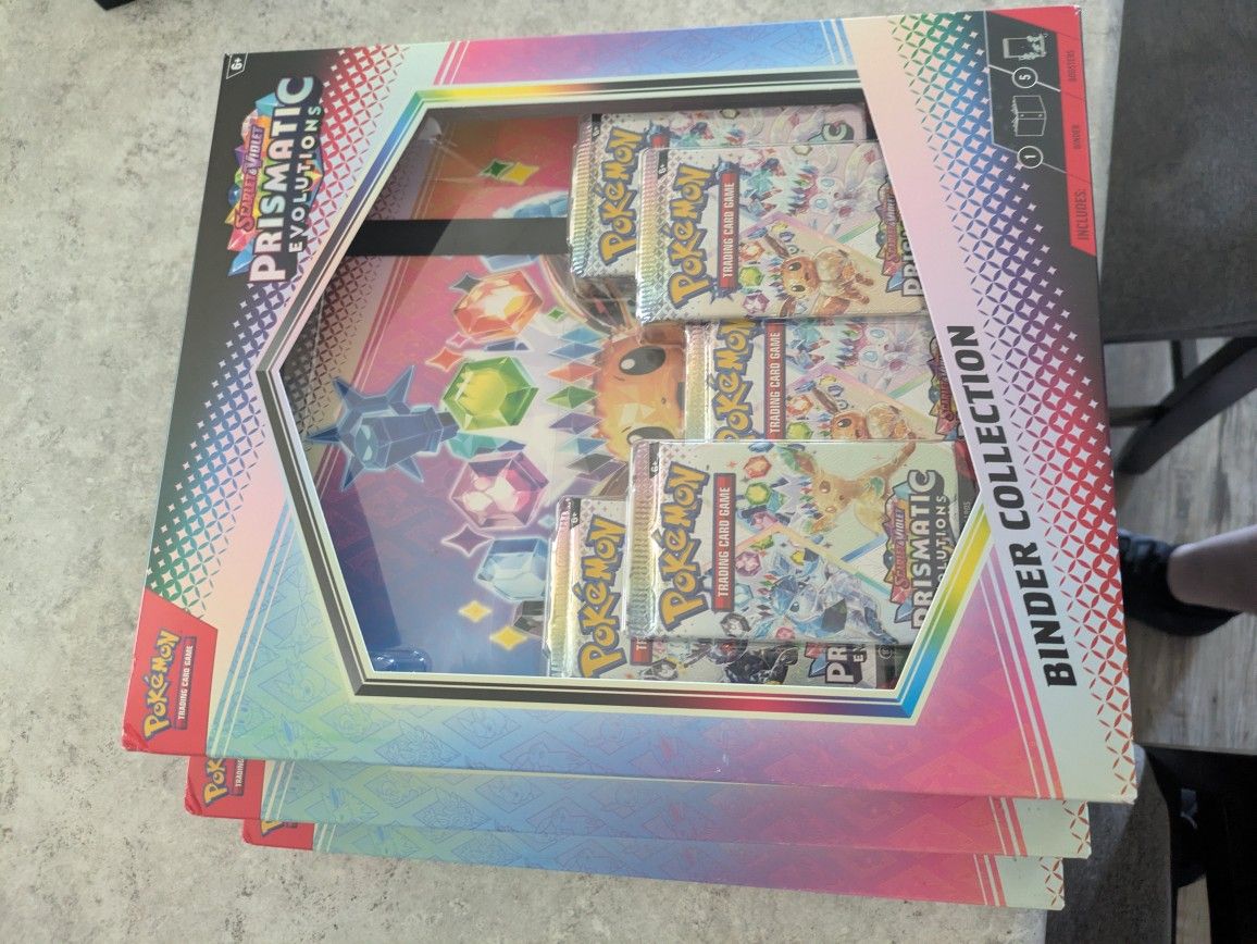Pokemon Prismatic Evolutions Binder Collection