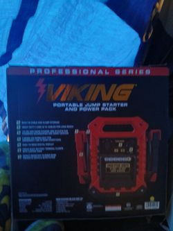 Viking jump starter 12/24v 3400 peak amp