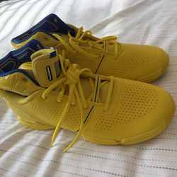 Adidas Adizero Rose 1 Restomod Yellow/Royal Blue (HQ1018) Men's Size 10.5