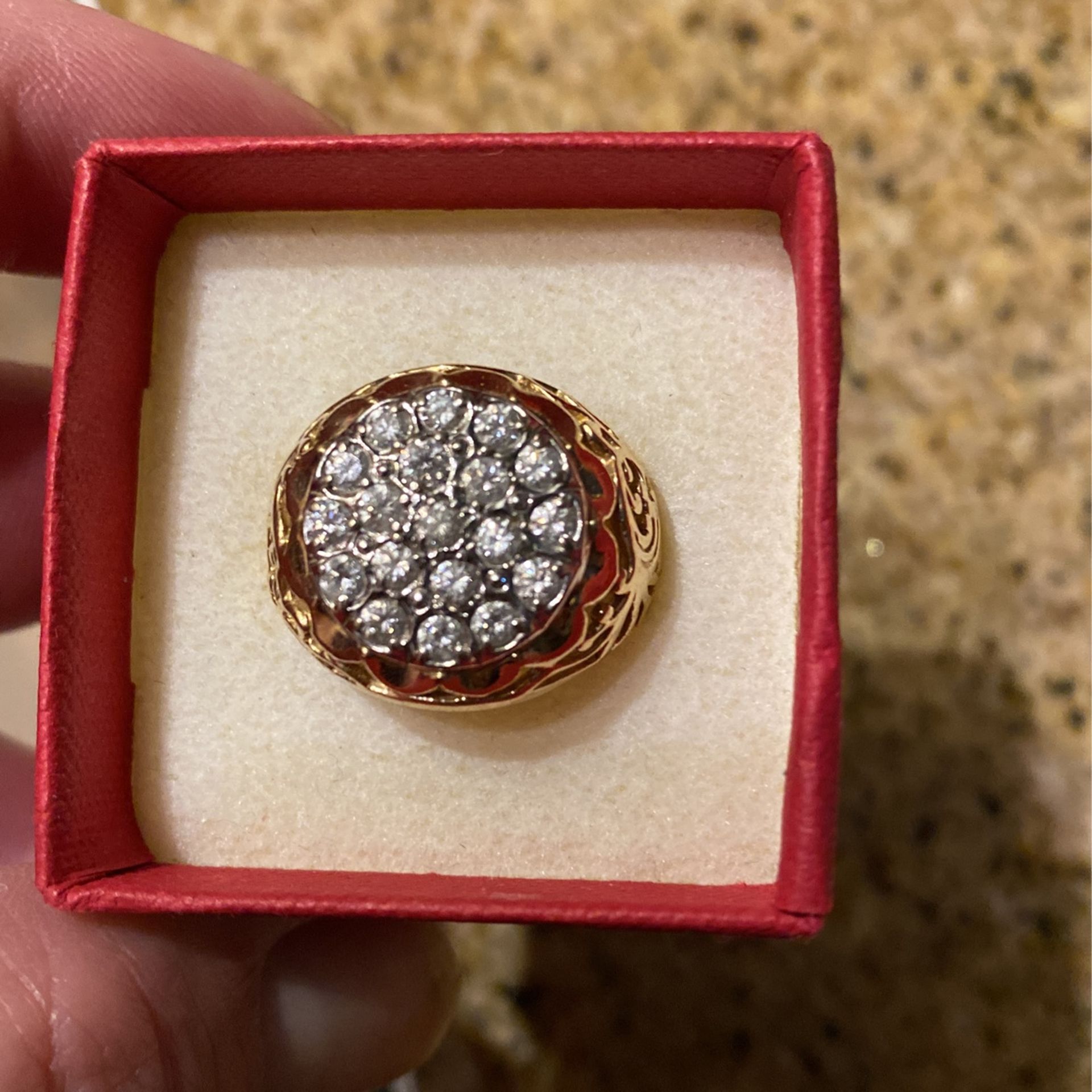 Men’s Diamond cluster ring