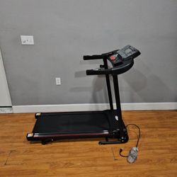 electric folding treadmill black compact krd