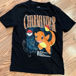 Pokemon Charmander Boys Shirt Size M(8)