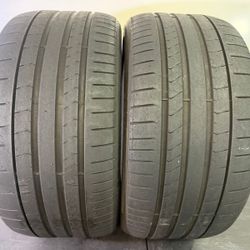 V466  275 35 19 100Y   Pirelli Pzero  2 Used Tires 50% Life 