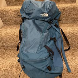 The North Face Terra 65 Backpack Travel Mountain Hiking Backpacking Blue S/m